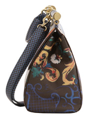 Alive With Style 'Claudia' Handbag/Shoulder Bag by Sassy Duck in Lemon/Dark-Fan/Light
