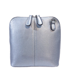 Alive With Style 'Bianca' Cross Body Bag by Sassy Duck in Bay Blue-Yellow-Aqua-Lavender-Pearl-Chocolate-Pumpkin-Violet-Denim-Latte-Metallic-Olive-Black-White