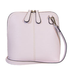 Alive With Style 'Bianca' Cross Body Bag by Sassy Duck in Bay Blue-Yellow-Aqua-Lavender-Pearl-Chocolate-Pumpkin-Violet-Denim-Latte-Metallic-Olive-Black-White
