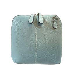 Alive With Style 'Bianca' Cross Body Bag by Sassy Duck in Bay Blue-Yellow-Aqua-Lavender-Pearl-Chocolate-Pumpkin-Violet-Denim-Latte-Metallic-Olive-Black-White