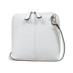 Alive With Style 'Bianca' Cross Body Bag by Sassy Duck in Bay Blue-Yellow-Aqua-Lavender-Pearl-Chocolate-Pumpkin-Violet-Denim-Latte-Metallic-Olive-Black-White