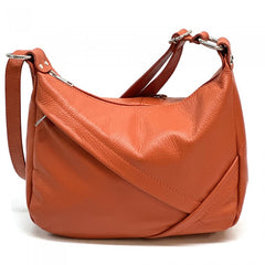Alive With Style 'Giada' Leather Shoulder/Cross Body Bag in Wine-Black-Grey-Pink-Fuchsia-Light Taupe-Cream-Light Pink-Tan/Blue-Brown-Cobalt-White-Yellow-Mushroom-Orange-Dark Blue-Sage-Purple-Taupe
