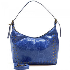 Alive With Style 'Riviera' Italian Leather Shoulder Bag/Cross Body Bag in Jade-Lime-Blue-Beige-Emerald-Taupe-White-Brown-Yellow-Black-Salmon-Red-Dark Taupe