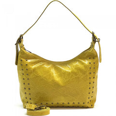 Alive With Style 'Riviera' Italian Leather Shoulder Bag/Cross Body Bag in Jade-Lime-Blue-Beige-Emerald-Taupe-White-Brown-Yellow-Black-Salmon-Red-Dark Taupe