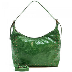 Alive With Style 'Riviera' Italian Leather Shoulder Bag/Cross Body Bag in Jade-Lime-Blue-Beige-Emerald-Taupe-White-Brown-Yellow-Black-Salmon-Red-Dark Taupe