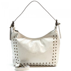 Alive With Style 'Riviera' Italian Leather Shoulder Bag/Cross Body Bag in Jade-Lime-Blue-Beige-Emerald-Taupe-White-Brown-Yellow-Black-Salmon-Red-Dark Taupe