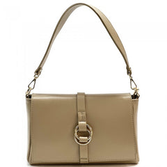 Alive With Style 'Marisa' Italian Leather Shoulder/Cross Body Bag in Navy/White-Beige-Beige/Tan-Beige/Taupe-White-Navy-Ice Blue-Tan-Black-Camel-Red-Taupe-Taupe/Cream