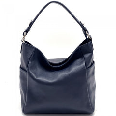 Alive With Style 'Betta' Italian Leather Shoulder/Cross Body Bag in Black-Purple-Blue-Taupe-Dark Taupe-Dark Red-Pink-Tan-Olive-Navy-White-Cream-Chocolate-Red-Wine
