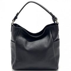 Alive With Style 'Betta' Italian Leather Shoulder/Cross Body Bag in Black-Purple-Blue-Taupe-Dark Taupe-Dark Red-Pink-Tan-Olive-Navy-White-Cream-Chocolate-Red-Wine