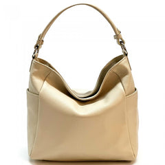 Alive With Style 'Betta' Italian Leather Shoulder/Cross Body Bag in Black-Purple-Blue-Taupe-Dark Taupe-Dark Red-Pink-Tan-Olive-Navy-White-Cream-Chocolate-Red-Wine