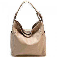 Alive With Style 'Betta' Italian Leather Shoulder/Cross Body Bag in Black-Purple-Blue-Taupe-Dark Taupe-Dark Red-Pink-Tan-Olive-Navy-White-Cream-Chocolate-Red-Wine