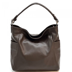 Alive With Style 'Betta' Italian Leather Shoulder/Cross Body Bag in Black-Purple-Blue-Taupe-Dark Taupe-Dark Red-Pink-Tan-Olive-Navy-White-Cream-Chocolate-Red-Wine