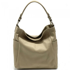 Alive With Style 'Betta' Italian Leather Shoulder/Cross Body Bag in Black-Purple-Blue-Taupe-Dark Taupe-Dark Red-Pink-Tan-Olive-Navy-White-Cream-Chocolate-Red-Wine