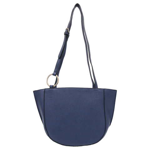 Alive With Style 'Ally' Shoulder Bag by Sassy Duck in Navy-Green-Tan