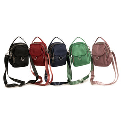 Alive With Style 'Chi Chi' Shoulder/Cross Body Bag by Sassy Duck in Black-Red-Navy-Musk-Green-Dusty Pink-Sage Green