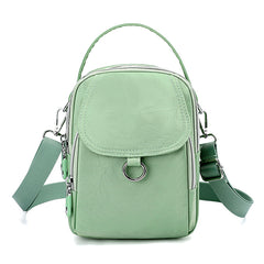 Alive With Style 'Chi Chi' Shoulder/Cross Body Bag by Sassy Duck in Dusty Pink-Sage Green