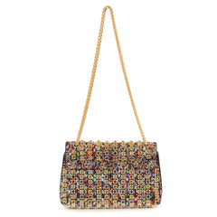 Alive With Style 'Frida' Shoulder/Cross Bag by Sassy Duck in Black-Multi