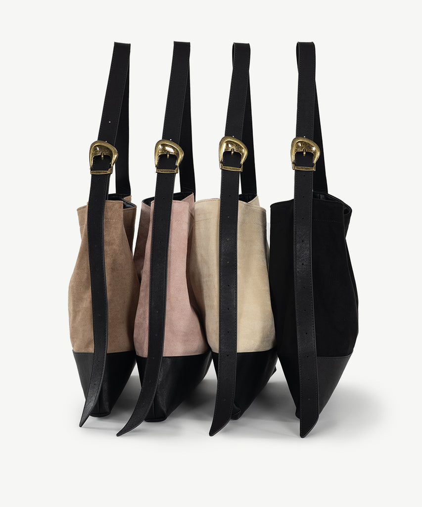 Alive With Style 'Rose' Shoulder/Cross Body by Sassy Duck in Black-Cream-Latte-Pink
