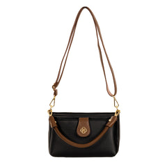 Alive With Style 'Trinity' Handbag/Shoulder/Cross Body Bag by Sassy Duck in Brown-Green-Black