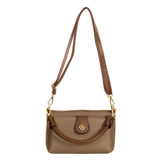Alive With Style 'Trinity' Handbag/Shoulder/Cross Body Bag by Sassy Duck in Brown-Green-Black