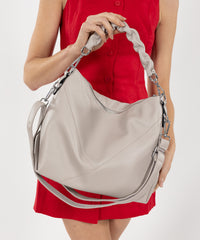 Alive With Style 'Valencia' Shoulder/Cross Body Bag by Sassy Duck in Tan-Beige-Grey