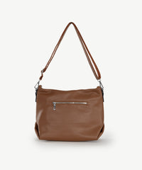 Alive With Style 'Valencia' Shoulder/Cross Body Bag by Sassy Duck in Tan-Beige-Grey