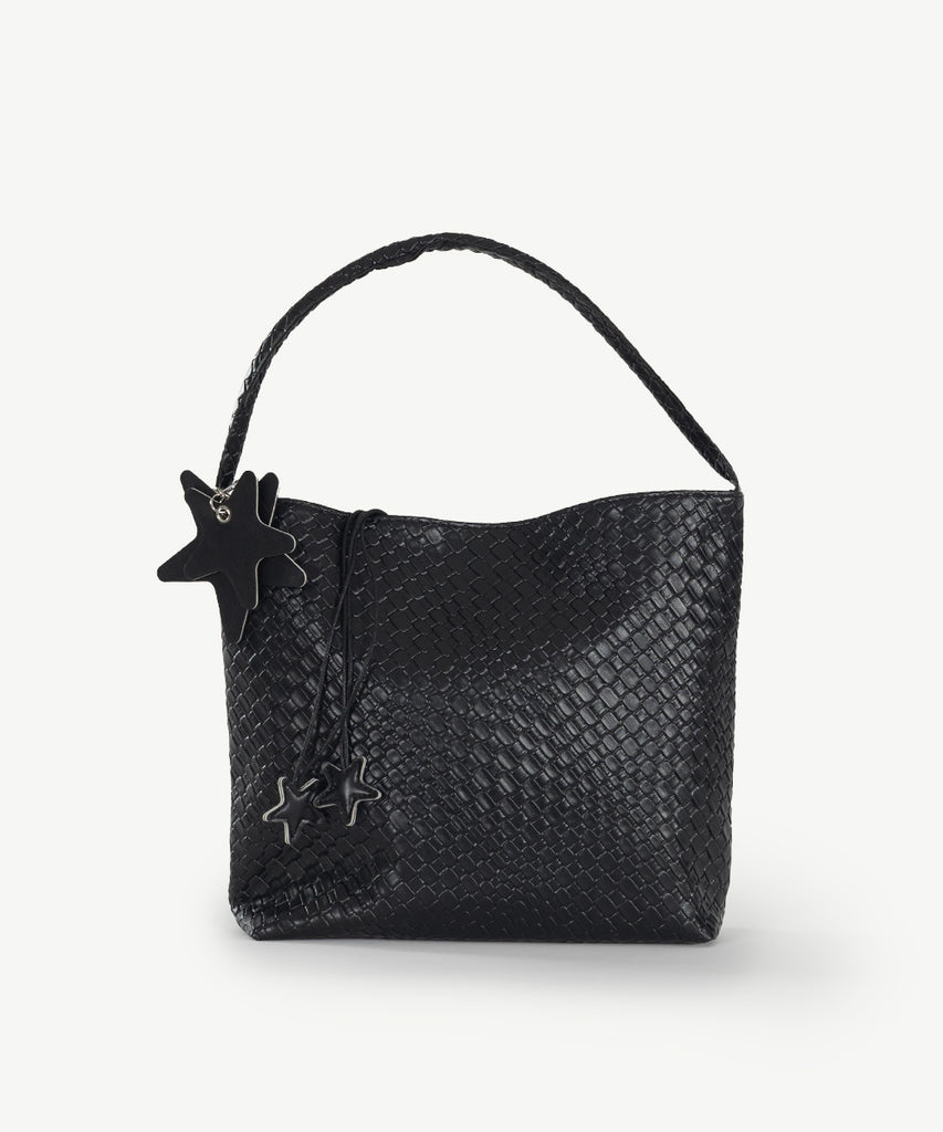 Alive With Style 'Tosca' Shoulder/Handbag/Tote by Sassy Duck in White-Black-Pink