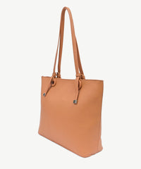 Alive With Style 'April' Shoulder Bag/Tote by Sassy Duck in Blue-Tan-Beige