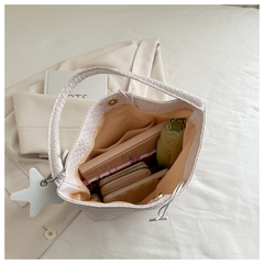 Alive With Style 'Tosca' Shoulder/Handbag/Tote by Sassy Duck in White-Black-Pink