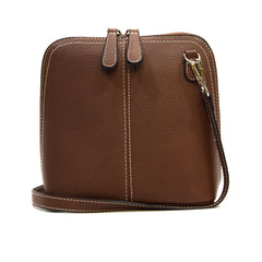 Alive With Style 'Bianca' Cross Body Bag by Sassy Duck in Bay Blue-Yellow-Aqua-Lavender-Pearl-Chocolate-Pumpkin-Violet-Denim-Latte-Metallic-Olive-Black-White