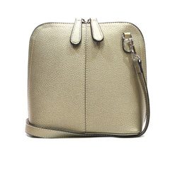 Alive With Style 'Bianca' Cross Body Bag by Sassy Duck in Bay Blue-Yellow-Aqua-Lavender-Pearl-Chocolate-Pumpkin-Violet-Denim-Latte-Metallic-Olive-Black-White
