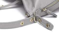 Alive With Style 'Evie' Leather Shoulder/Cross Body Bag in Black-White-Navy-Grey-Cream