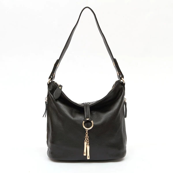 Alive With Style Evie Leather Shoulder Cross Body Bag in Yellow Red Black White Cream