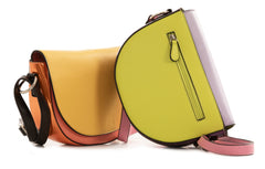 Alive With Style 'Poppy' Shoulder/Cross Body by Sassy Duck in Yellow-Mauve
