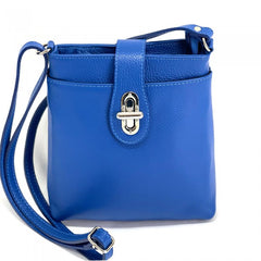 Alive With Style 'Micol' Italian Leather Shoulder/Cross Body Bag in Light Blue-Navy-Red-Cream-Yellow-Black-Jade-Green-Fuschia-Taupe/Black-Tan-Emerald-White-Nude-Light Taupe-Avocado-Brown-Cream/Taupe-Taupe/Brown-Wine-Cobalt-Dark Taupe-Mint-Purple