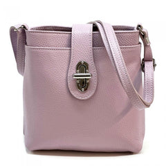 Alive With Style 'Micol' Italian Leather Shoulder/Cross Body Bag in Cream/Tan-Fuchsia-Red/Black-DarkTaupe-Taupe/Black-Wine-Cream-IceBlue-Black-Nude-Beige-Green-Grey-Purple-Chocolate-Pink-Tan-Red-Denim