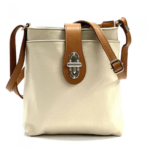 Alive With Style 'Micol' Italian Leather Shoulder/Cross Body Bag in Light Blue-Navy-Red-Cream-Yellow-Black-Jade-Green-Fuschia-Taupe/Black-Tan-Emerald-White-Nude-Light Taupe-Avocado-Brown-Cream/Taupe-Taupe/Brown-Wine-Cobalt-Dark Taupe-Mint-Purple