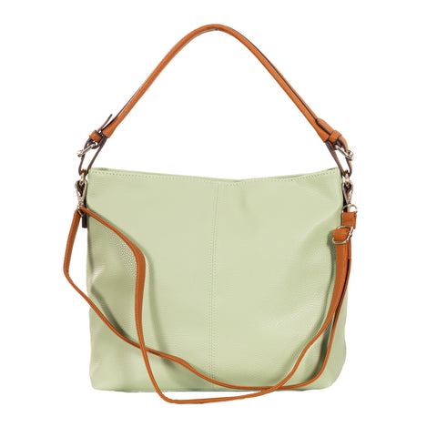 Alive With Style 'Tegan' Shoulder/Cross Body Bag by Sassy Duck in Mushroom-Mint