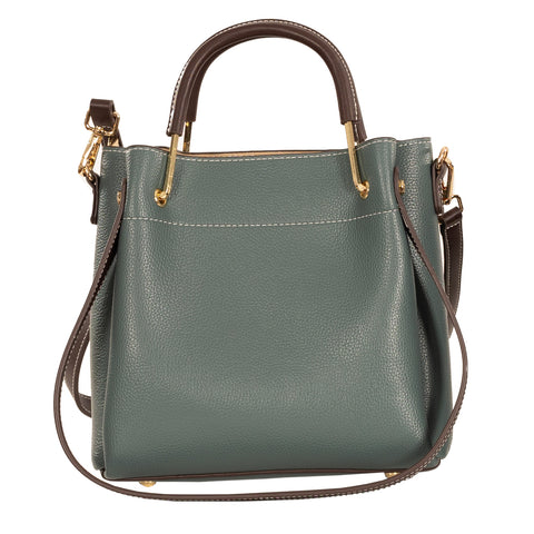 Alive With Style 'Juliet' Handbag/Shoulder/Cross Body Bag by Sassy Duck in Black-Petrol