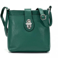 Alive With Style 'Micol' Italian Leather Shoulder/Cross Body Bag in Light Blue-Navy-Red-Cream-Yellow-Black-Jade-Green-Fuschia-Taupe/Black-Tan-Emerald-White-Nude-Light Taupe-Avocado-Brown-Cream/Taupe-Taupe/Brown-Wine-Cobalt-Dark Taupe-Mint-Purple
