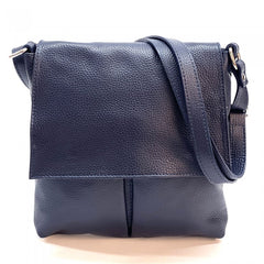 Alive With Style 'Oriana' Italian Leather Shoulder/Cross Body Bag in Black-Yellow-LightBlue-Orange-White-LightGrey-Grey-Tan-Pink-Navy-IceBlue-Purle-Sage-LightCaramel-Cream-DarkRed-BrightBlue-Nude-Wine-Chocolate-Blue