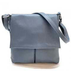 Alive With Style 'Oriana' Italian Leather Shoulder/Cross Body Bag in Black-Yellow-LightBlue-Orange-White-LightGrey-Grey-Tan-Pink-Navy-IceBlue-Purle-Sage-LightCaramel-Cream-DarkRed-BrightBlue-Nude-Wine-Chocolate-Blue