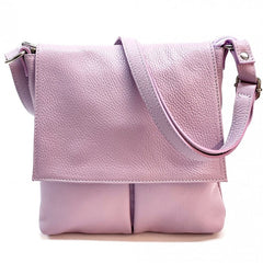 Alive With Style 'Oriana' Italian Leather Shoulder/Cross Body Bag in Black-Yellow-LightBlue-Orange-White-LightGrey-Grey-Tan-Pink-Navy-IceBlue-Purle-Sage-LightCaramel-Cream-DarkRed-BrightBlue-Nude-Wine-Chocolate-Blue