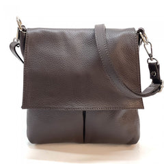 Alive With Style 'Oriana' Italian Leather Shoulder/Cross Body Bag in Black-Yellow-LightBlue-Orange-White-LightGrey-Grey-Tan-Pink-Navy-IceBlue-Purle-Sage-LightCaramel-Cream-DarkRed-BrightBlue-Nude-Wine-Chocolate-Blue