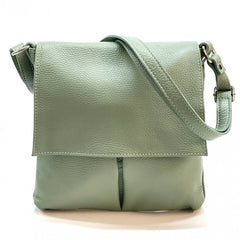 Alive With Style 'Oriana' Italian Leather Shoulder/Cross Body Bag in Black-Yellow-LightBlue-Orange-White-LightGrey-Grey-Tan-Pink-Navy-IceBlue-Purle-Sage-LightCaramel-Cream-DarkRed-BrightBlue-Nude-Wine-Chocolate-Blue