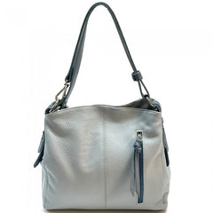 Alive With Style 'Melie' Italian Leather Shoulder/Cross Body Bag in Beige/Blk-Orange/Blk-Cream/Tan-Cream-White/Blk-White-Cream/Taupe-Navy/Tan-Blue-LtBlue/Navy-Tan-Pink-Yellow-Grey-Black-DkBlue-Nude-DustyPink-Red-Taupe-Tan-Green-Purple-RedBlack