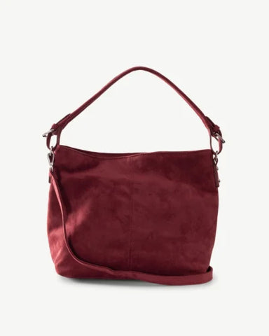 Alive With Style 'Tegan' Shoulder/Cross Body Bag by Sassy Duck in Olive-Burgundy