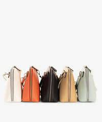 Alive With Style ‘Bianca’ Cross Body/Shoulder Bag by Sassy Duck in Aqua-Black-Coral-White-Latte