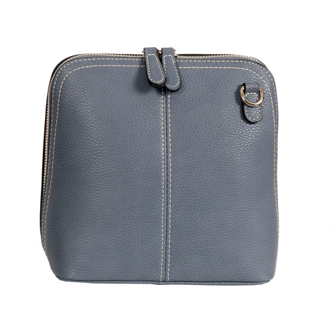Alive With Style 'Bianca' Cross Body Bag by Sassy Duck in Aqua-BayBlue-Rust-Violet-Pearl-Denim-Olive-Black-Lavender-Navy25-Black25-Tan25