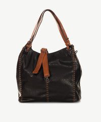 Alive With Style 'Margot' Shoulder/Cross Body Bag by Sassy Duck in Rust-Black-White-Green